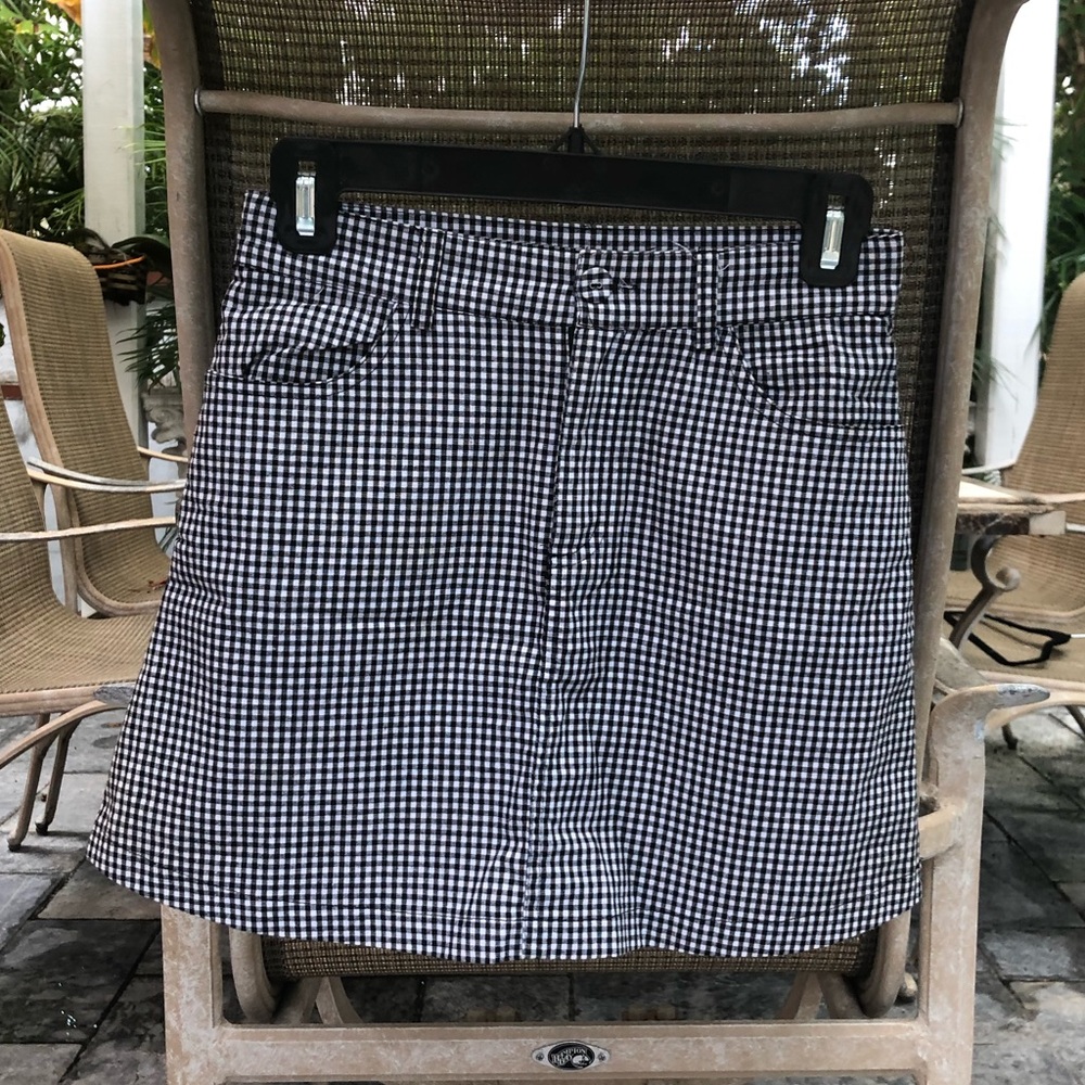 Brandy Melville Gingham mini skirt - Picture 2 of 6